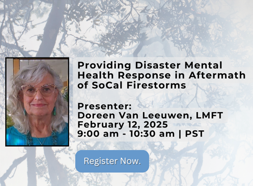 Providing Disaster Mental Heal Response in Aftermath of SoCal Firestorms